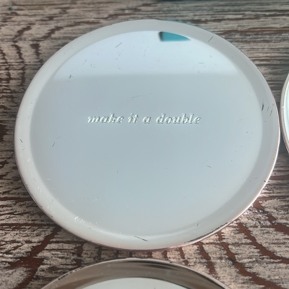 Kate spade with Lenox: set of 4 silver street on the rocks coasters - Picture 5 of 7